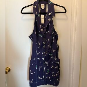 Anthropologie Amelia Collared Mini Dress NWT